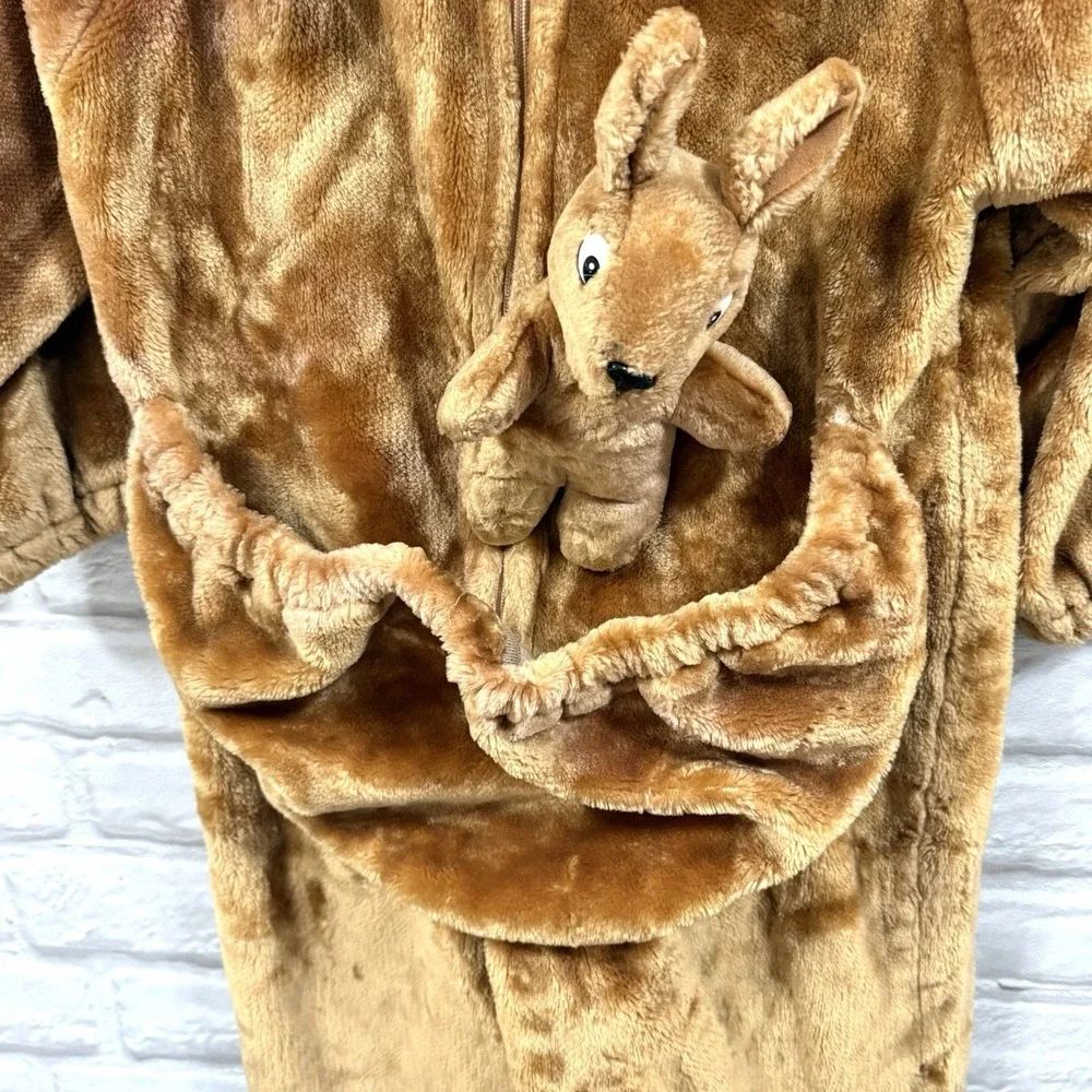 Kids Kangaroo Halloween Costume Sz 7/8 Theater Quality Body Suit Warm Fast Ship!